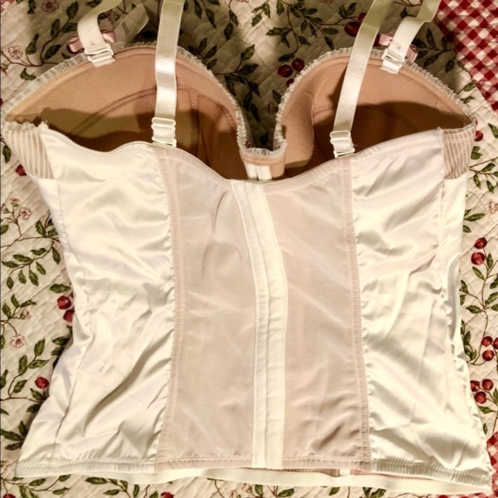Corset - Bustier 40G Bridal Wedding Cami Lingerie Underwire Plus Size Bra NWT - Picture 2 of 5